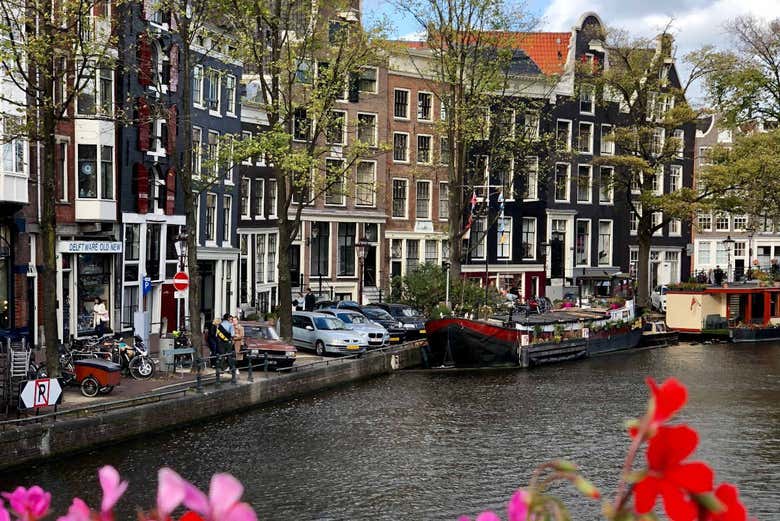 Typical houses in Amsterdam