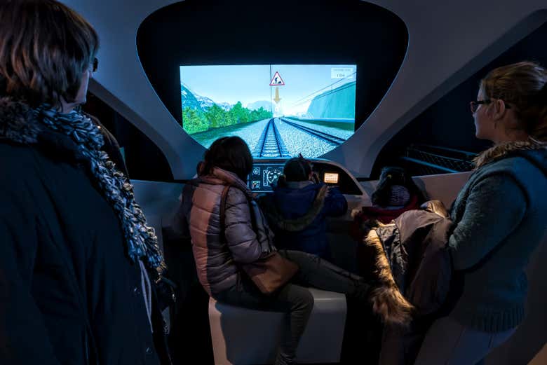 Simulator at Train World
